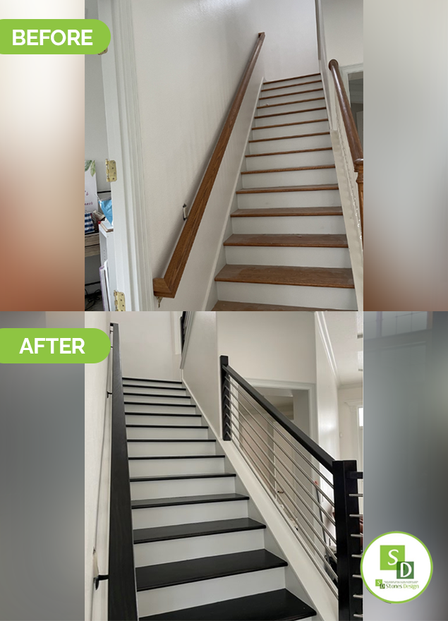 Simple Staircase Remodel​