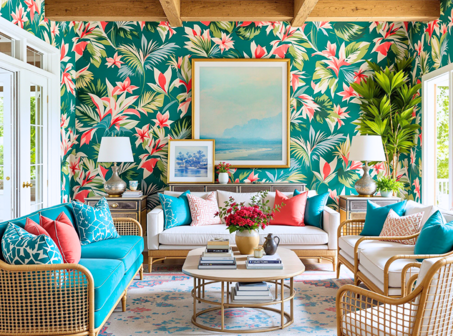 Bold Interiors: Elevate Your Florida Home with Patterns and Textures 