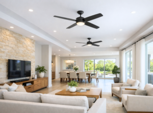 Ceiling Fan Placement Florida Living Room