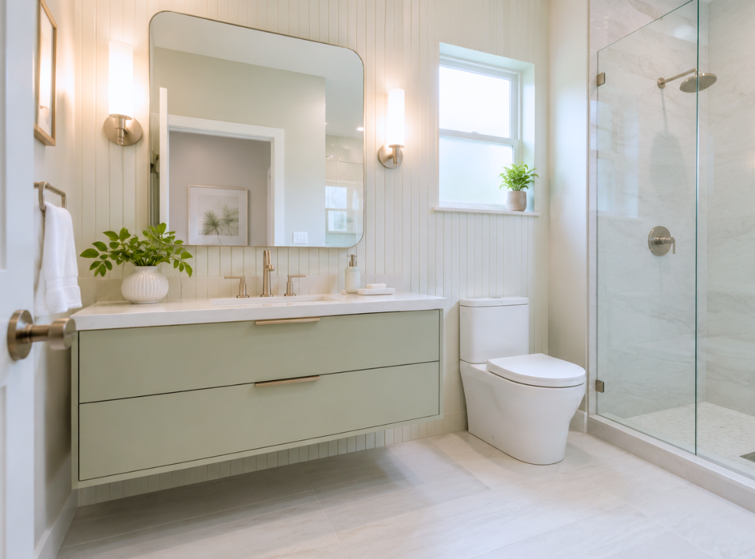 How to Make a Small Bathroom Look Bigger | A Florida Designer’s Guide