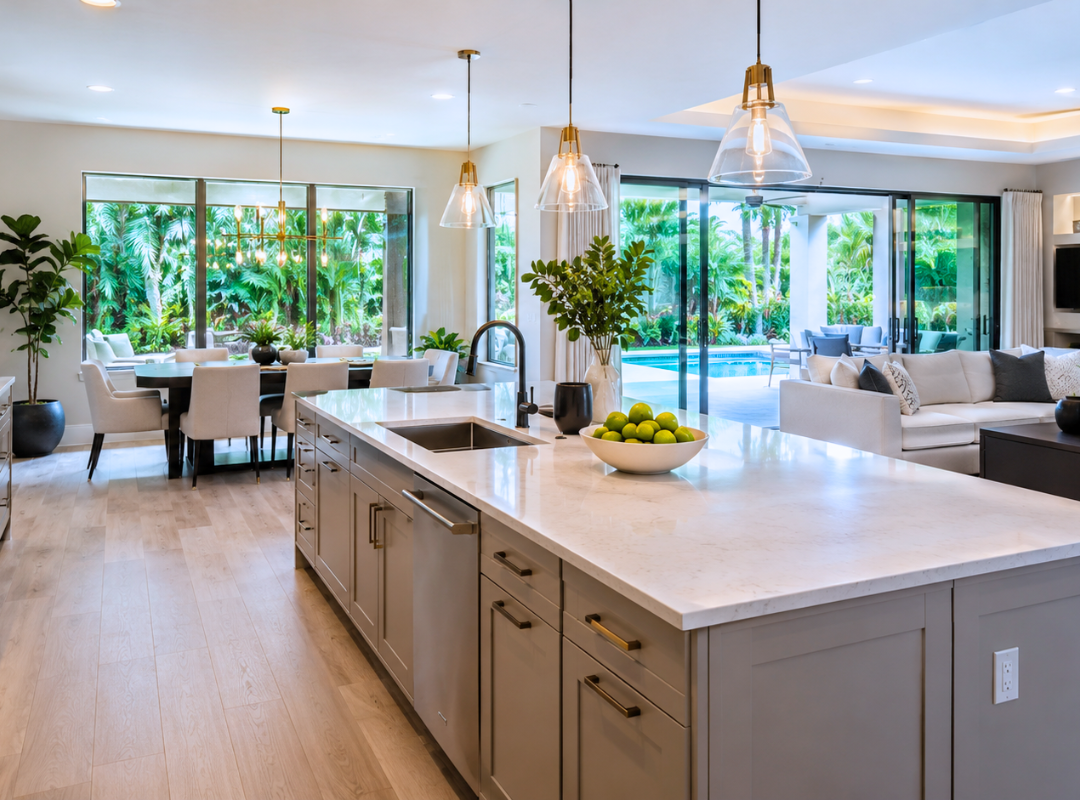 Open Concept Kitchen Ideas for Florida Living (2026)