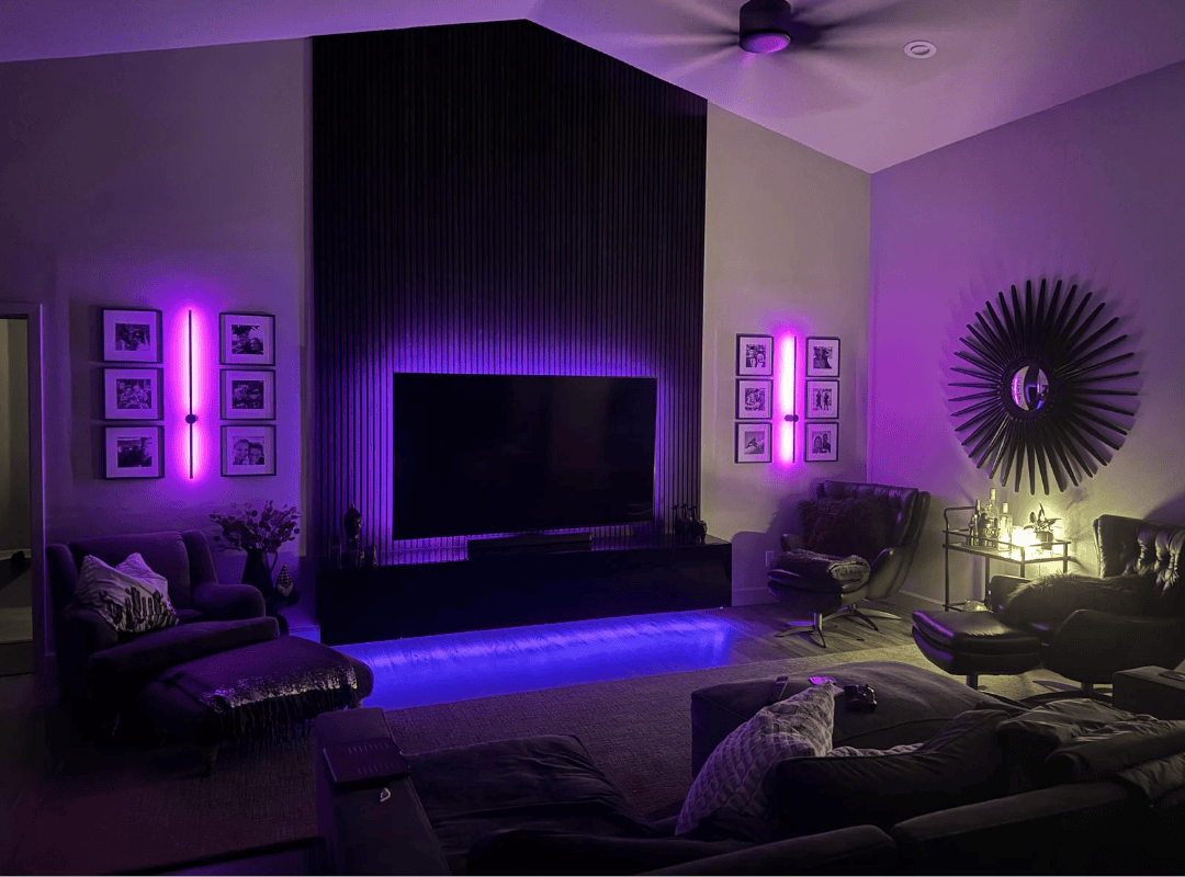 Living room before
